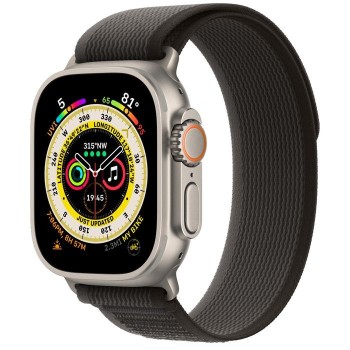 Apple Watch Ultra - Loop Trail preta/cinzenta