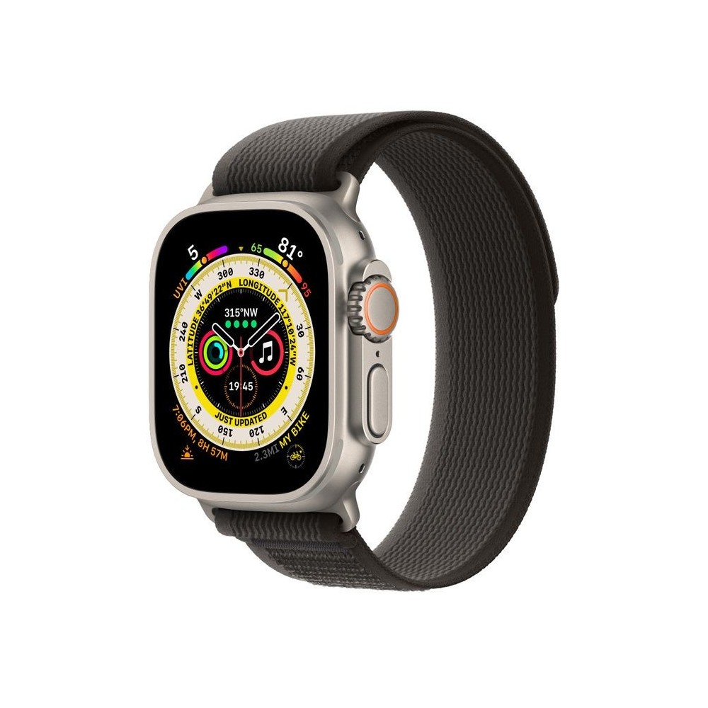 Apple Watch Ultra - Loop Trail preta/cinzenta