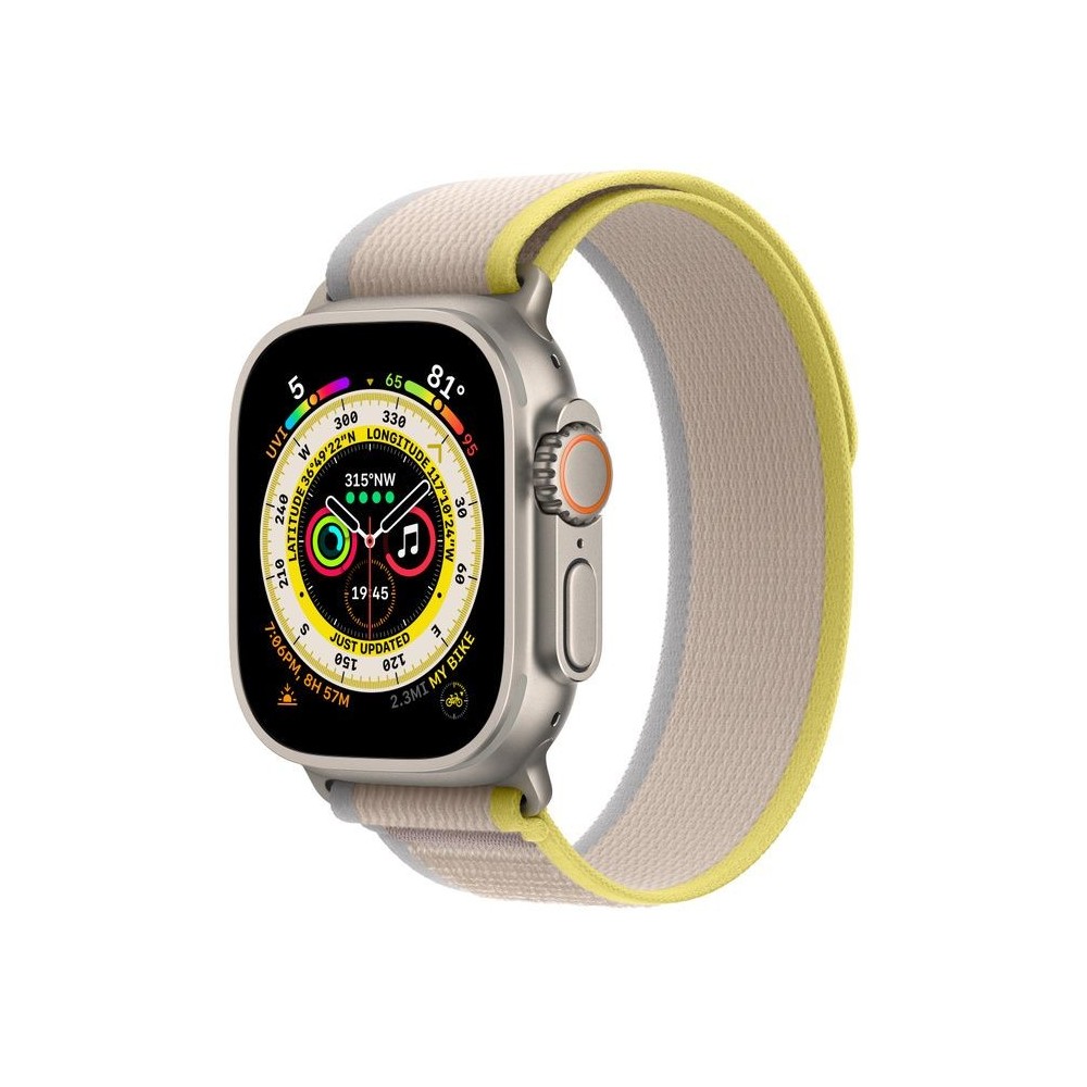 Apple Watch Ultra - Loop Trail amarela/bege