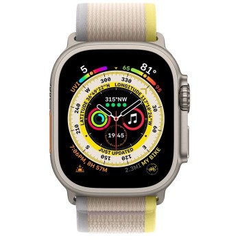 Apple Watch Ultra - Loop Trail amarela/bege