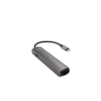 Adaptador Type-C Hub Slim 4K HdMI & Ethernet Space Grey (Ep)