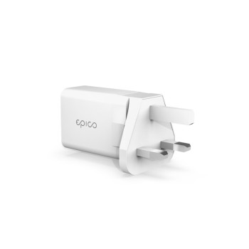 Carregador Branco 20W c/Adaptadores US/UK/EU