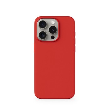 Capa Magsafe Silicone p/iPhone 15 Pro Dark Red