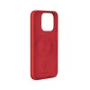 Capa Magsafe Silicone p/iPhone 15 Pro Dark Red