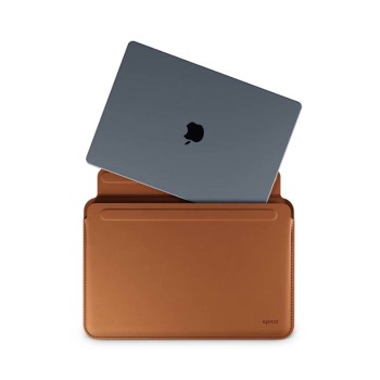 Capa Sleeve em Pele Macbook Air/Pro 13,3” Brown