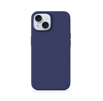 Capa Magsafe Silicone p/iPhone 15 Plus Blue