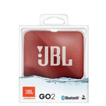 Coluna de Som Bluetooth JBL GO Essencial - Vermelho