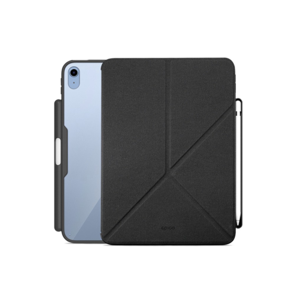 CAPA CLEAR FLIP P/IPAD 10.9"(2022)-PRETA TRANSPARENTE (ES)