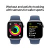 APPLE WATCH S10 GPS 42MM CINZA PRATA ALUM SPORT (M/L)