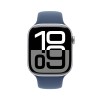 APPLE WATCH S10 GPS 46MM CINZA PRATA ALUM SPORT (M/L)