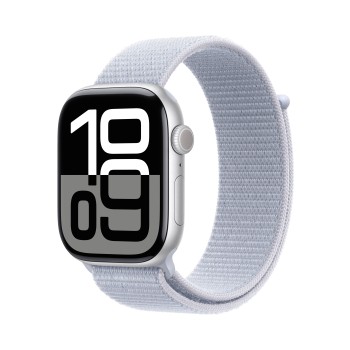 APPLE WATCH S10 GPS 46MM CINZA PRATA ALUM SPORT