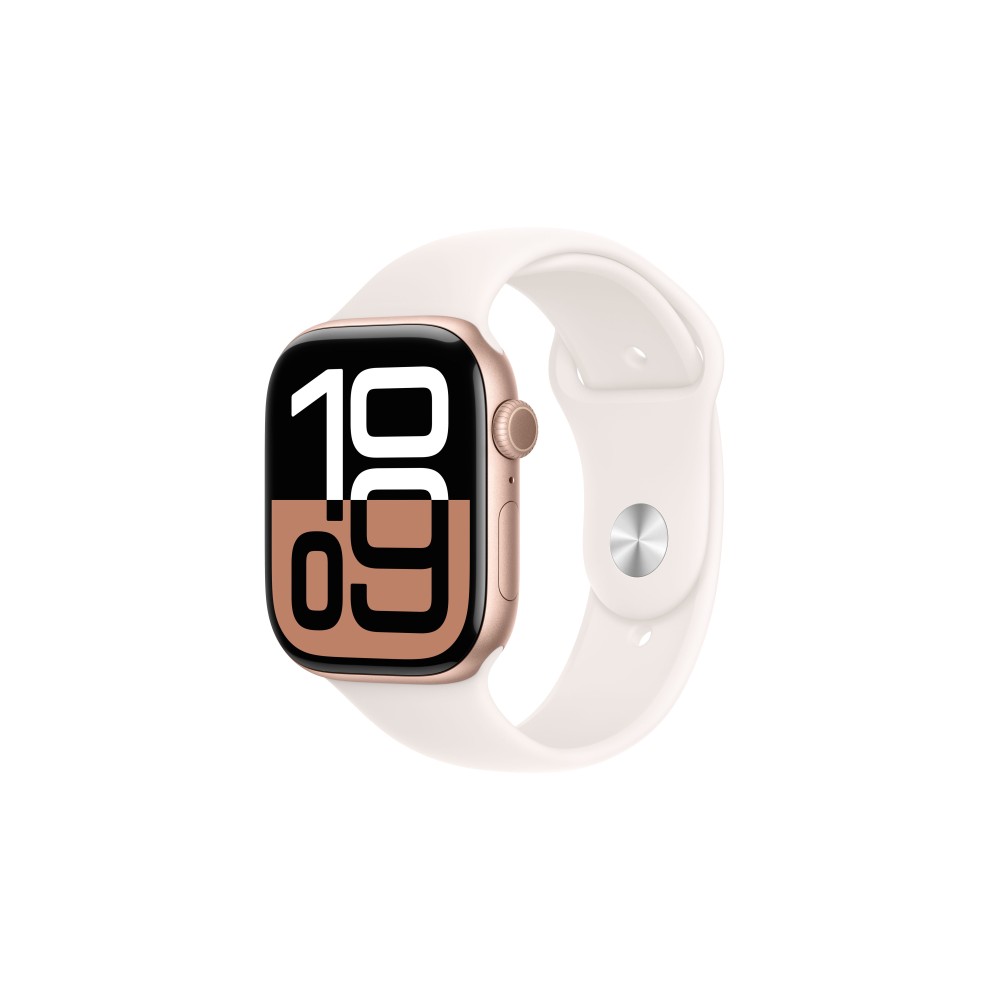 APPLE WATCH S10 GPS 46MM ROSA/DOURADO ALUM SPORT