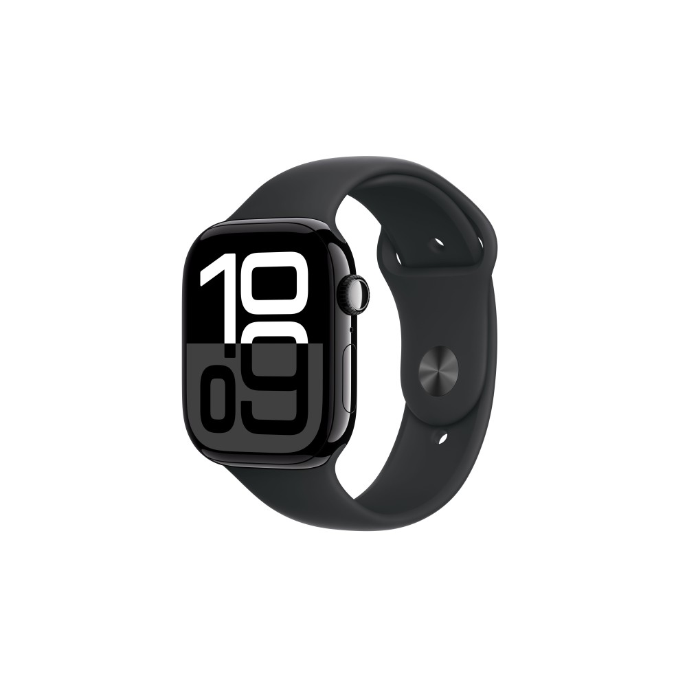 APPLE WATCH SERIES 10 GPS 46MM JET BLACK AL C/ BLACK SPORT