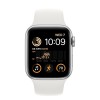 Apple Watch SE GPS 40mm Silver Aluminium Case with White Sport Band