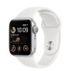 Apple Watch SE GPS 40mm Silver Aluminium Case with White Sport Band